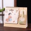 2026 Chinese Style Year of the Horse Red Desk Calendar – Creative Cut-out Design