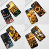 Cover for Samsung Galaxy S10 S8 S9 Plus A33 A34 A31 70 A71 A72 Note 20 9 8 S10E Phone Case Sunflower Yellow Flower Butterfly
