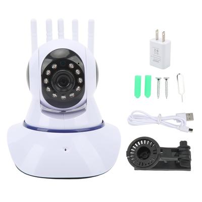 Caméra Panoramique Angle 360 Degrés Wifi 2,4 GHz 1080P HD Voix Bidirectionnelle Détection de Mouvement Vision Nocturne