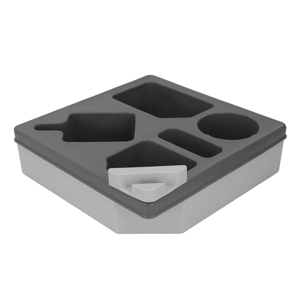 Sofa Cup Holder Tray with Phone Stand Silicone Plastic Couch   Drink Holder for Bed Car Remote Control Snacks and Other Items