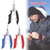 Plastic Handle Fishing Pliers Blue Black Red Stainless Steel Scissor Portable Clipper Tool  Outdoor