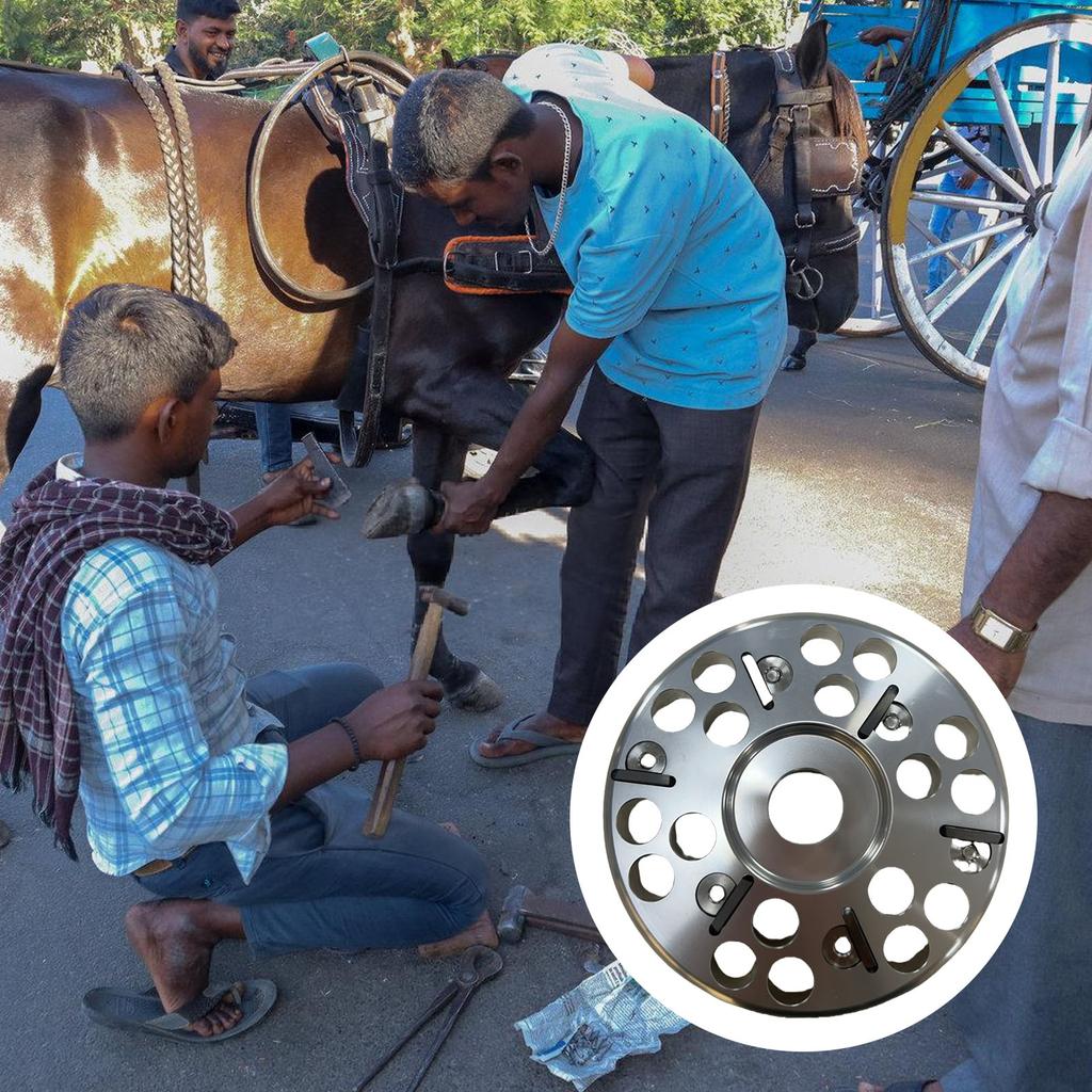 Professional 6 Blade Livestock Hoof Trimming Disc 120mm Alloy Cutting Wheel for Cattle Care & Farm Maintenance Tool