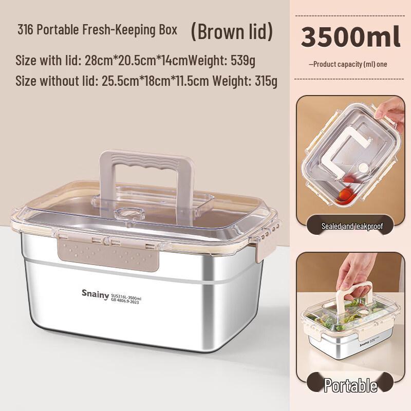 DM Sealed Portable Lunch Box
