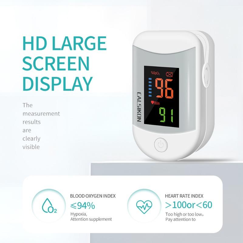 1PC English Version P08 Blood Oxygen FDA Instrument Home Fingertip Finger Clip Pulse Heart Rate Blood Pressure Saturation Portable Home