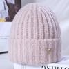 Lady BrandNew ColdSeason Warm Knitted Hat Korean Versatile Big Head Circumference Showing Face Small Windproof Ear Protection Wool Hat