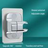 Shower Holder Suction Cup Holder Adjustable Showerhead Holder Plating Shower Rail Head Holder Bathroom Wall Mount Bracket
