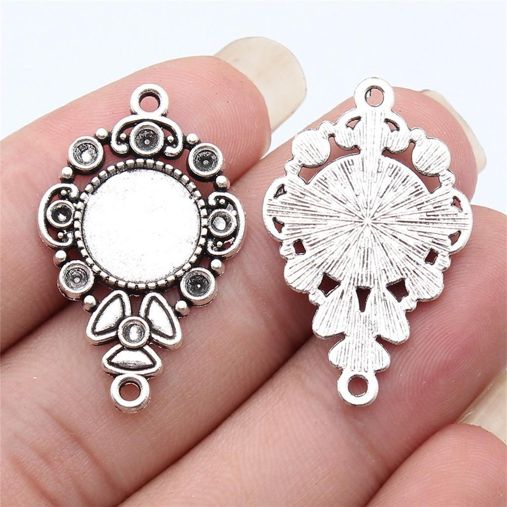 Accessories Parts Fit Round 8-15Mm Glass Cabochon Base Setting Tray Wedding Jewelry Findings QA016