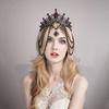 Luxury Gothic Crowns Headpiece Stage Performance Goddess Halo Headwear  Dress Accessories