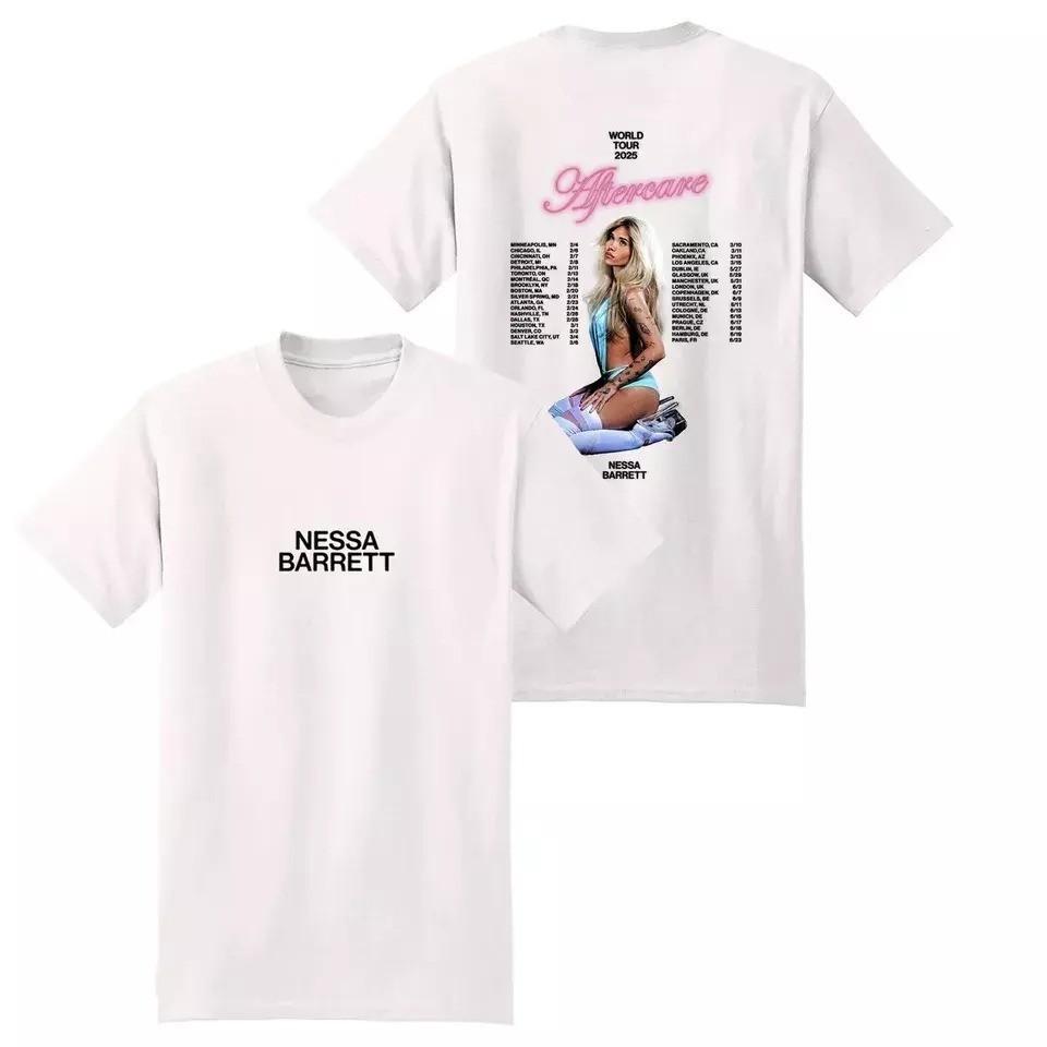 New!!! Nessa Barrett Aftercare World Tour 2026 T-shirt M