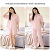 Yiershuang Women's 7A Antibacterial Short-Sleeve Pajama Set
