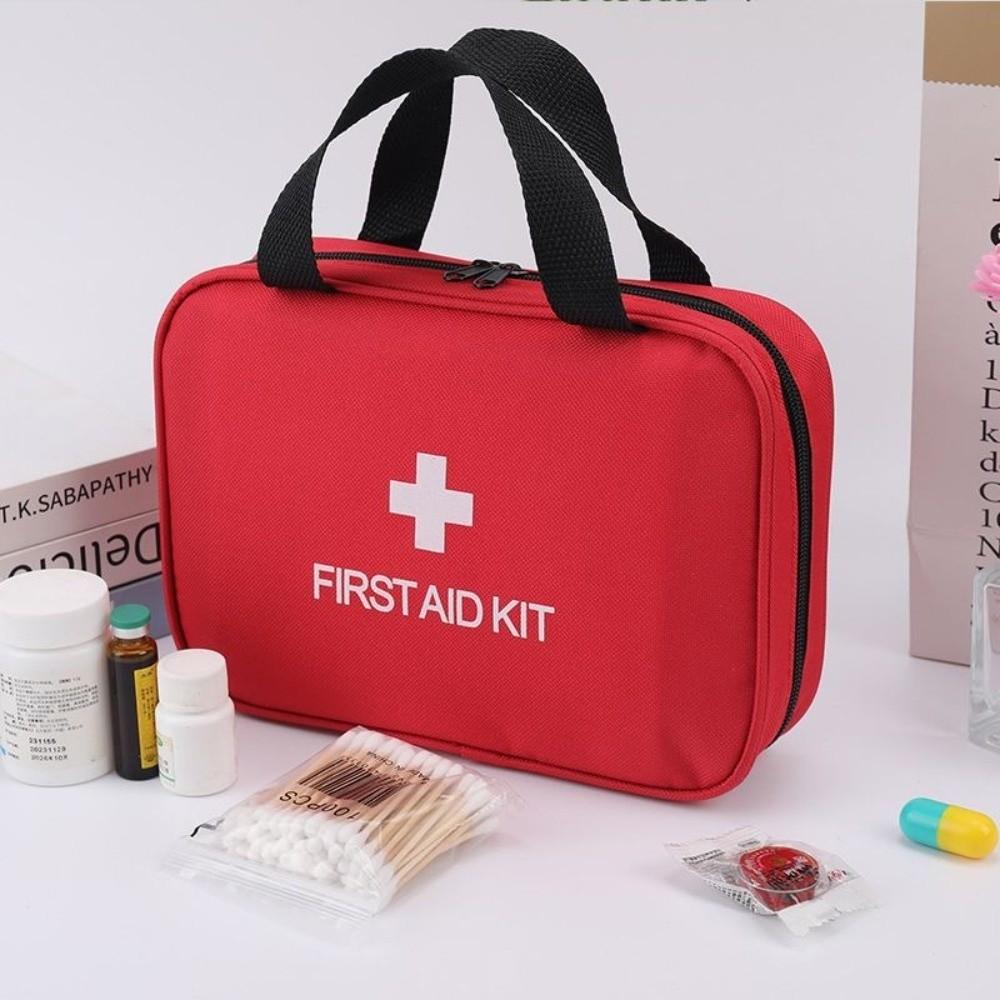 Zipper Medicine Storage Bag Large Capacity First Aid Bag Portable Medical Bag  Outdoor