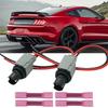 2 Pcs Side Marker Light Park Lamp Bulb Socket Wiring Harness Connector Pigtail Plug for Ford Mustang 2005-2023 Ranger 2019-2023 Maverick 2022-2024