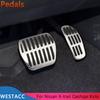 Car Pedals Gas Brake Rest Pedal Cover for Nissan X-trail T32 Qashqai J11 Rogue Kick Dayz Micra Sentra Versa Altima