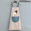 1pc Adorable PVC Apron, Durable Kitchen Wear with Pocket for Cooking Tools, Ideal for Restaurants and Food Trucks, Cute Apron