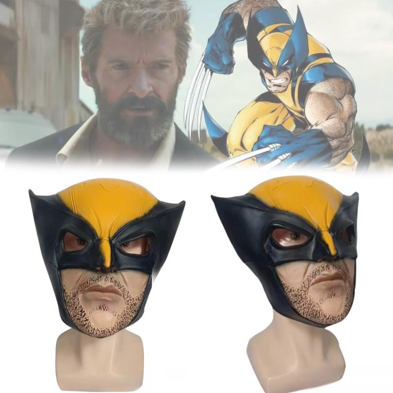 Maschera di Wolverine Marvel e Maschera di Deadpool per Feste in Costume Cosplay di Halloween