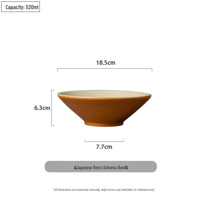 Wutuo Japanese Retro Ceramic Dining Bowl
