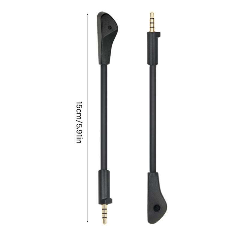 Noise Cancelling Gaming Microphone with 360 Adjustable Design for Clear Voice Communication Lightweight Headsets Mic