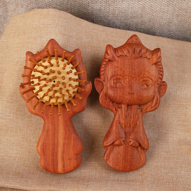 

Nezha Reborn Ao Bing Red Sandalwood Massage Comb