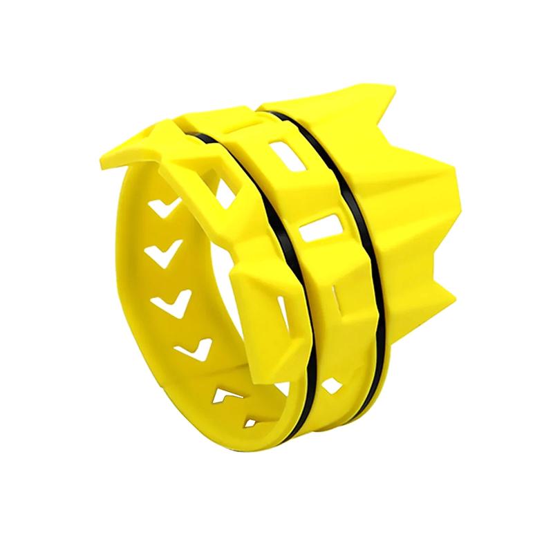 

Аксессуары для внедорожных мотоциклов Выхлопная труба Выхлопная труба Цветная мягкая резиновая защитная пленка Защитный ремень жёлтый