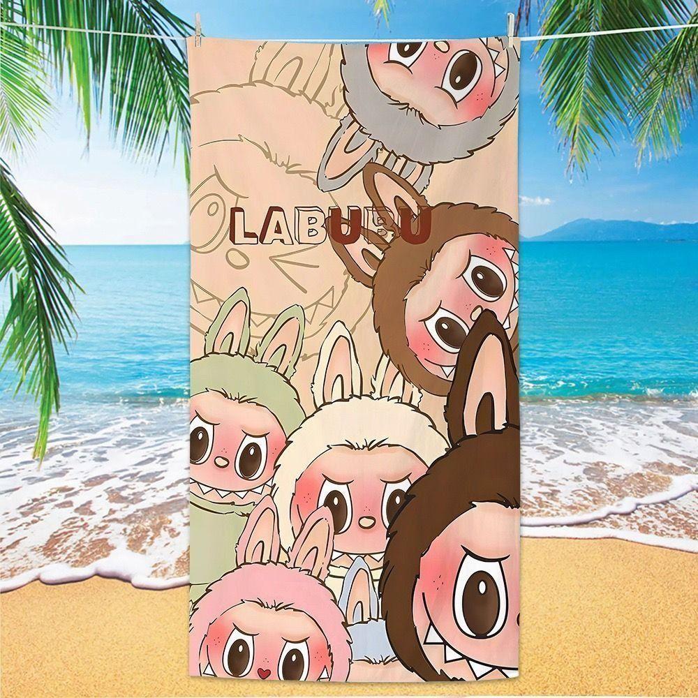 Cute Cartoon Children's Bath Towels, Running Sports Quick-drying Towels, Swimming Bath Towels, Beach Towels