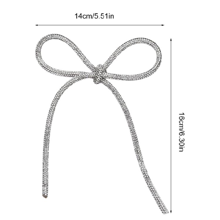 Elegant Diamond Embellished Bowknot Brooch Unique Collar Pin for Fashion Lovers