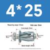 Petal Nut Czech Rivet Nut Expansion Bolt, Galvanized Carbon Steel & Aluminum Plate M4/M5/M6/M8