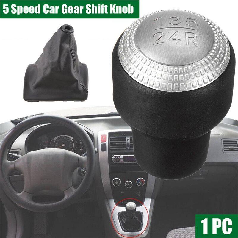Car Gear Shift Knob Lever & Boot Replacement 437112C100 846402E000 Fit For Tucson 2004-2006 2.0L