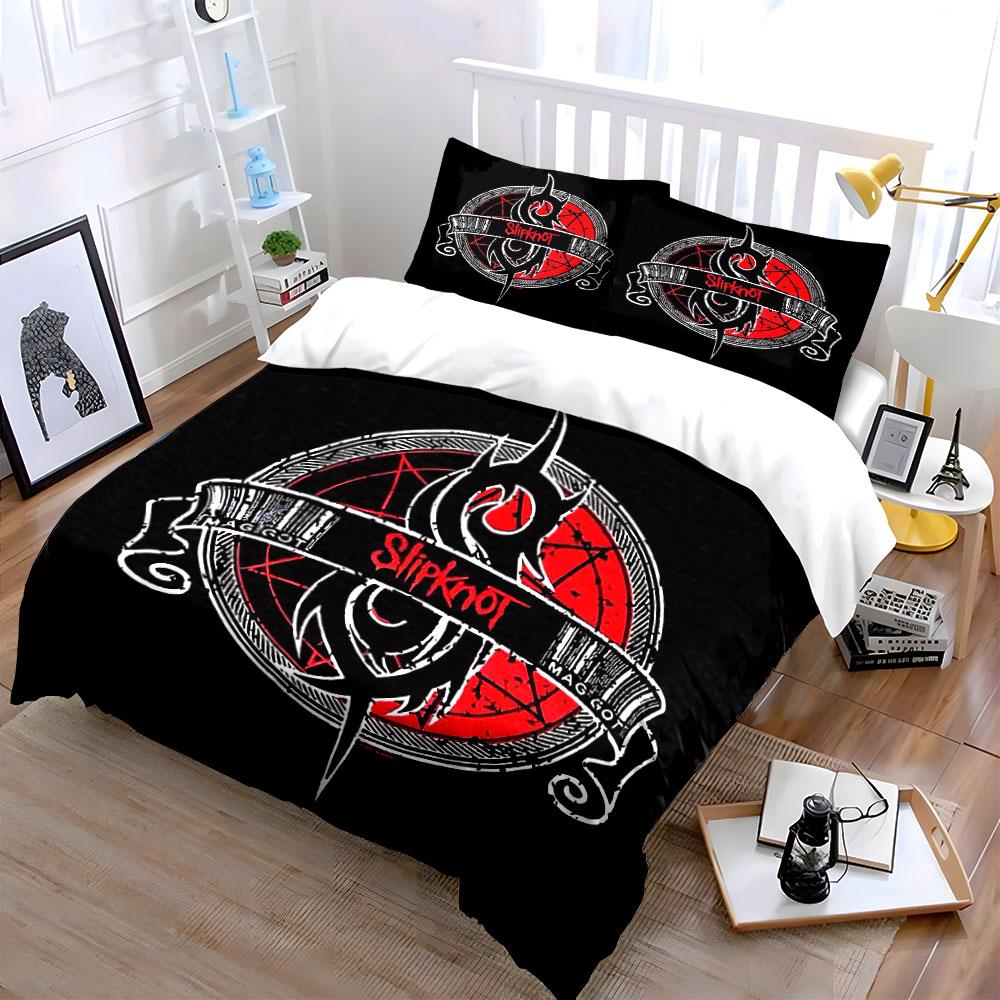 Christmas Gingerbread Pattern Bedding Duvet Cover Set Duvet Cover Pillowcases (1*Duvet Cover 2*Pillowcases, without duvet insert)
