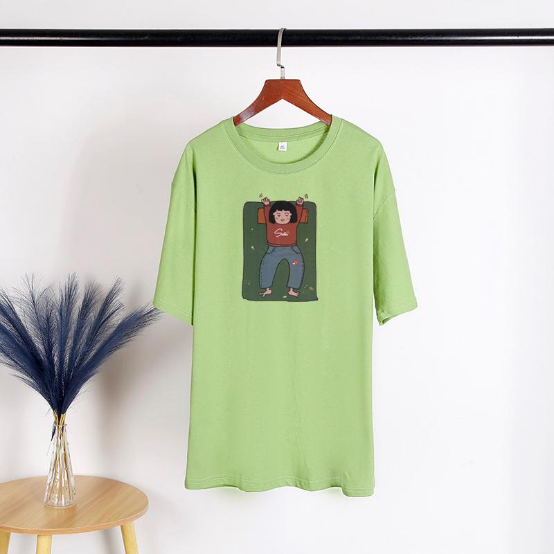 TWINFLAMES Kawaii Cartoon Print T Shirt Women Harajuku 90s Cute Women T-shirt Funny Streetwear Graphic Tops Female