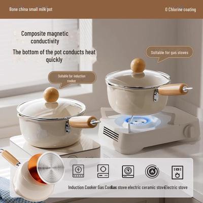 Uniwersalny ceramiczny garnek do gotowania mleka i makaronu na kuchenkę