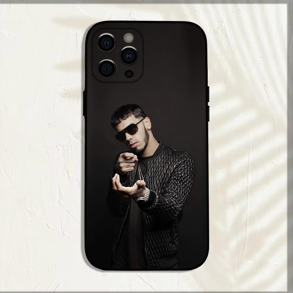 

Rapper A-Anuel AA Real Phone Case For iPhone 16,15,14,13,12,11,Pro,X,XS,Max,XR,Plus,Mini Soft Black Cover iPhone13mini