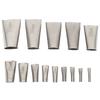 14pcs Caulking Nozzle Applicator 45 Degree Professional Stainless Steel Caulking Finisher Kit for