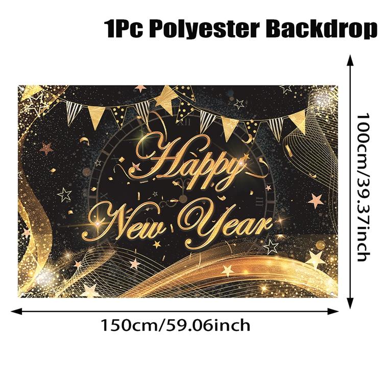 2025 Frohes Neues Jahr Hintergründe für Weihnachts-Fotografie Deko Hintergrund Feuerwerk Feiern Party Familie Poster Fotostudio