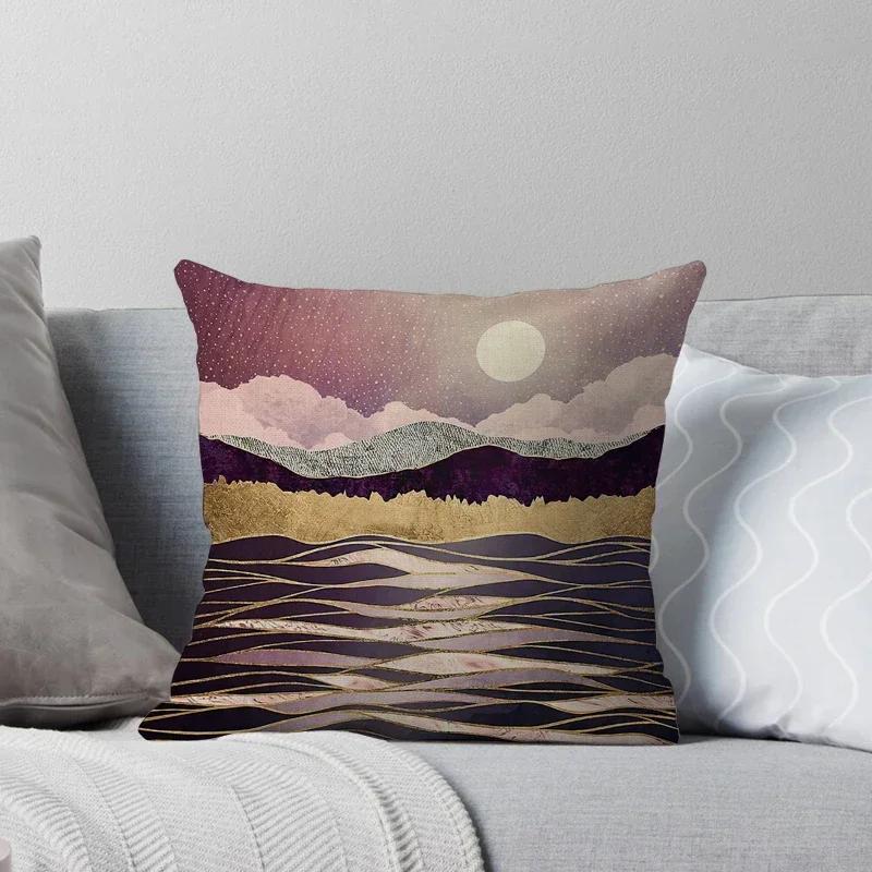 Decorative Home Throw Pillows Case for Waist Cushion Cover Nordic Car Boho Moroccan Print Horse