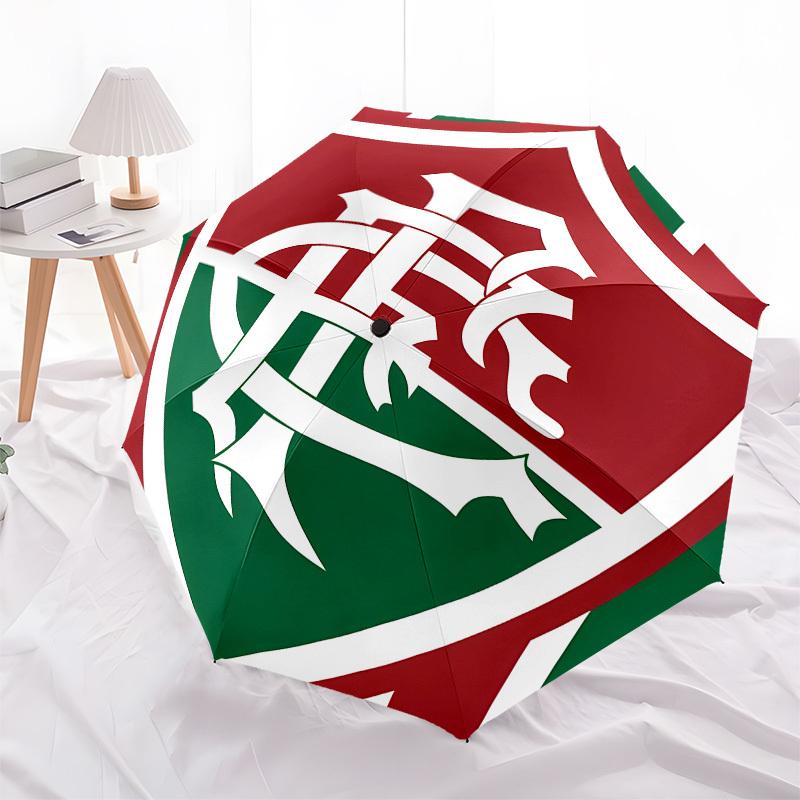 Flamengo, Badge Automatic Opening and Closing, 8 rib Structure Portable Umbrella, Suitable for Men and Women in All Seasons  Perfect Gift fo