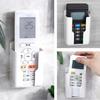 Storage Box Punch-free Bottom Charging Mouth Plastic Self-adhesive Wall-mounted Remote Control Bracket