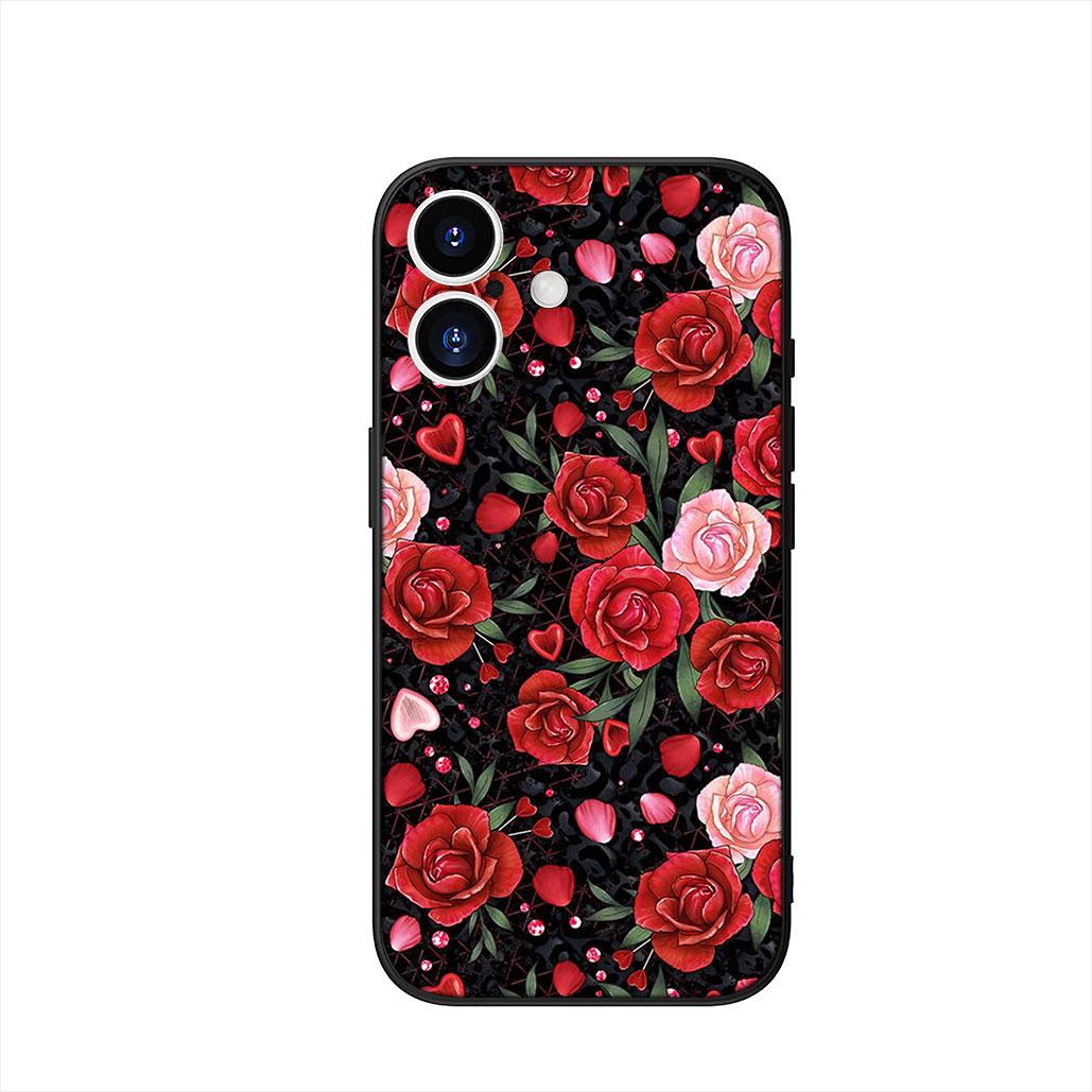 

Rose Flower Phone Cover Case for Samsung Galaxy S25 S23 S22 S24 FE Ultra Plus A56 A05 A06 A15 A16 A57 S7 Edge Casing Galaxy S23 Ultra