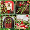 12Pcs Faux Fur Christmas Plush Hanging Ball Solid Color Hanging Tree Decor  Party Supplies