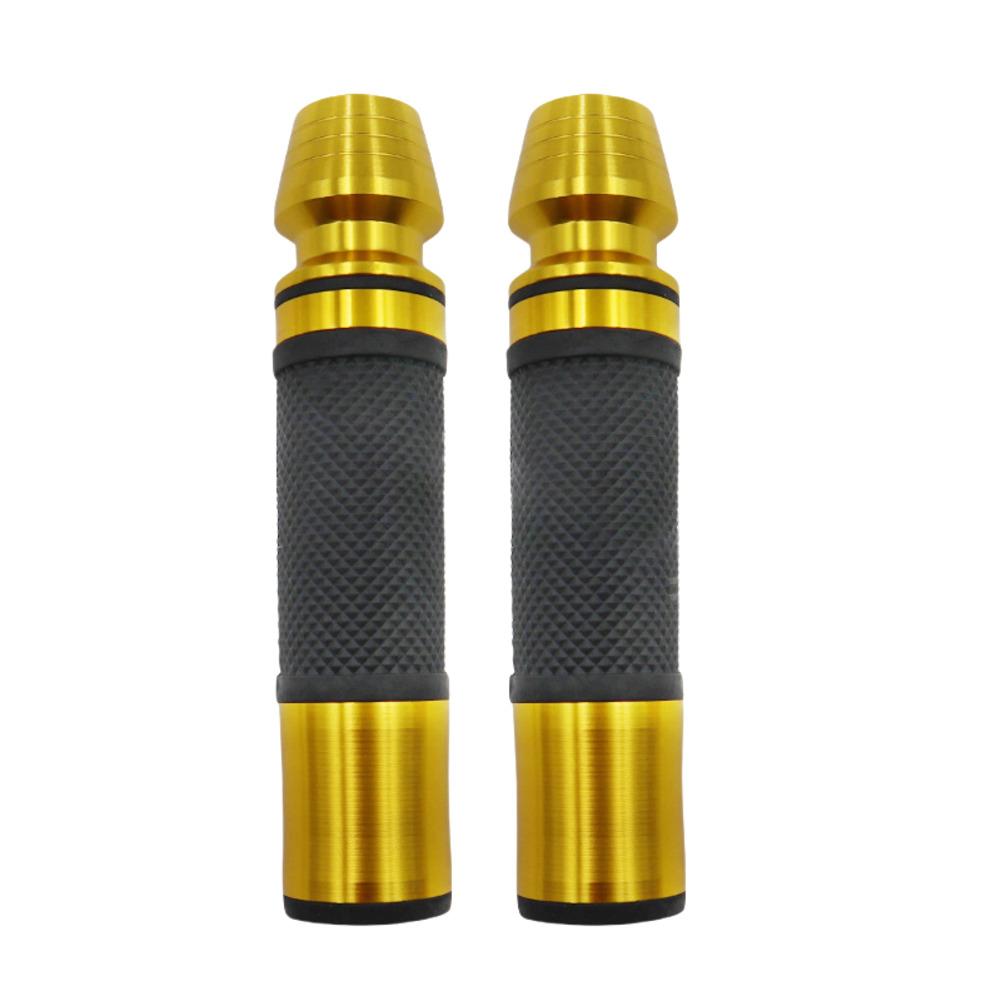1 Pair Anti-Slip Motorcycle Grips Hand Handlebar Bar Grips Motorcycle Rubber Throttle Handle Cover Motorcycle Accessories
