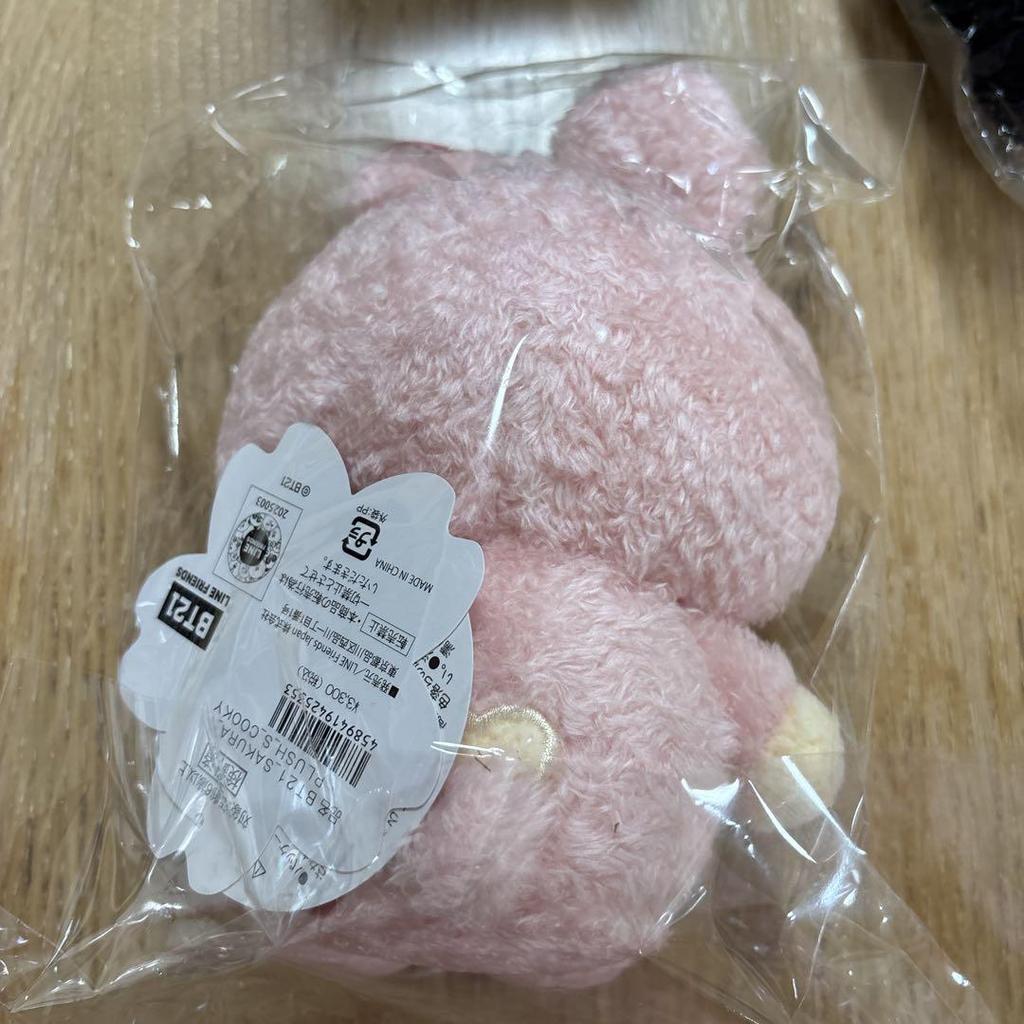[USED] BT21 SAKURA PLUSH_S_ COOKY Plush Toy