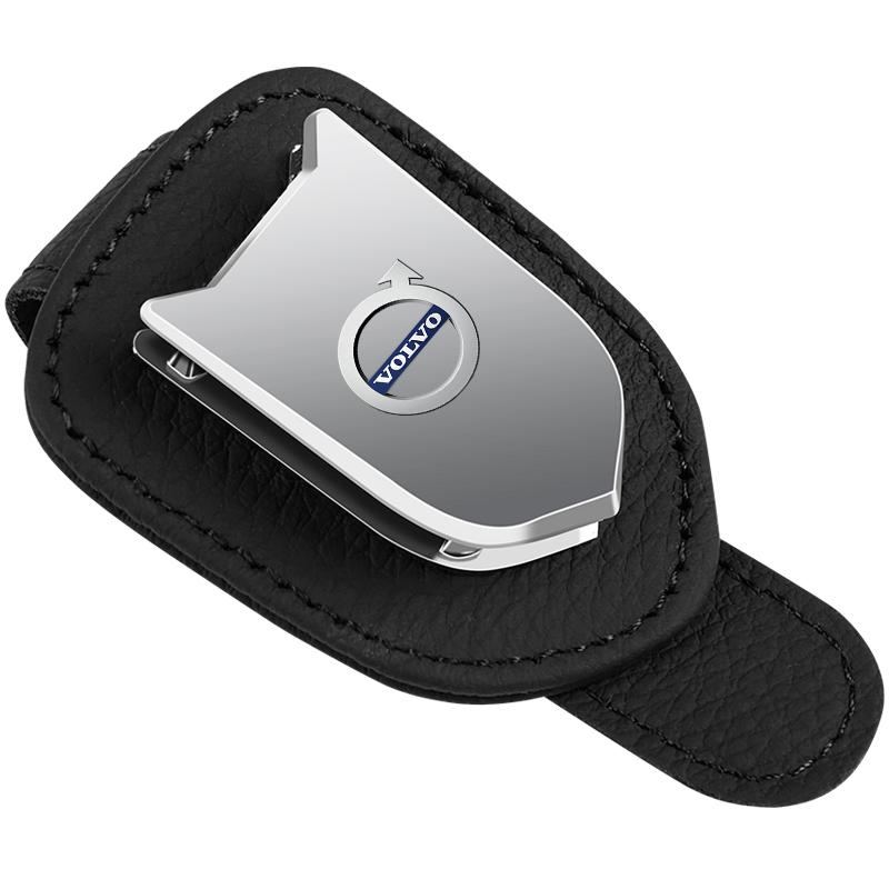 Car Interior Sun Visor Glasses Protective Holder Sunglasses Clip For Volvo CX90 JG7