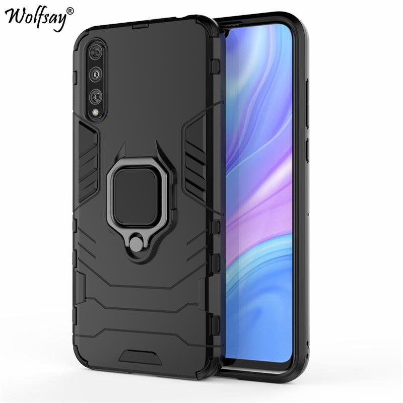 For Huawei Y8p Case Huawei Y8p AQM-LX1 Goyar Armor Magnetic Suction Stand Shockproof Full Edge Cover For Huawei Y8p Y7p Y9S 2020