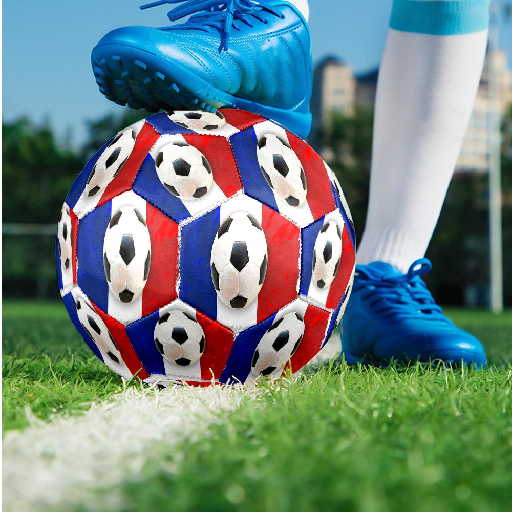 Squadra nazionale di calcio della Francia Tema Pallone da calcio Taglia 5 Pallone da calcio Tocco Morbido Pallone da calcio per Allenamento Professionale per Sport all'Aperto