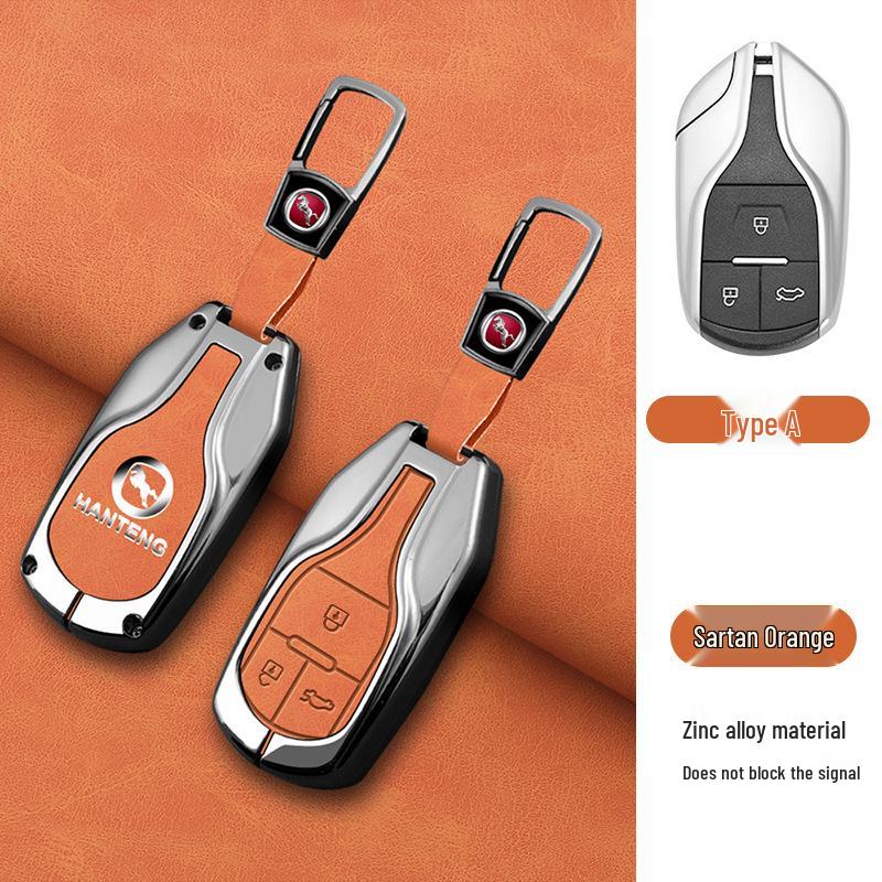Hanteng X7S/X5 Car Key Case 2018: High-End Metal Key Cover & Remote Control Shell with Buckle