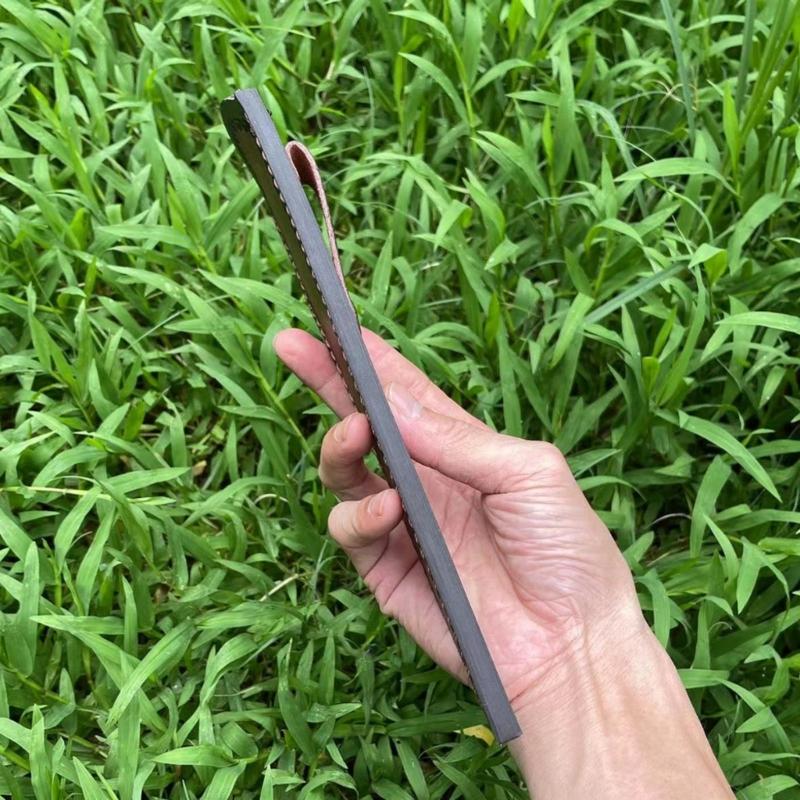 Universal Belt Loop Blade Cover Leather 25.5cm Fixed Cutter Holder for Most Edge Lengths Up To 15.5cm