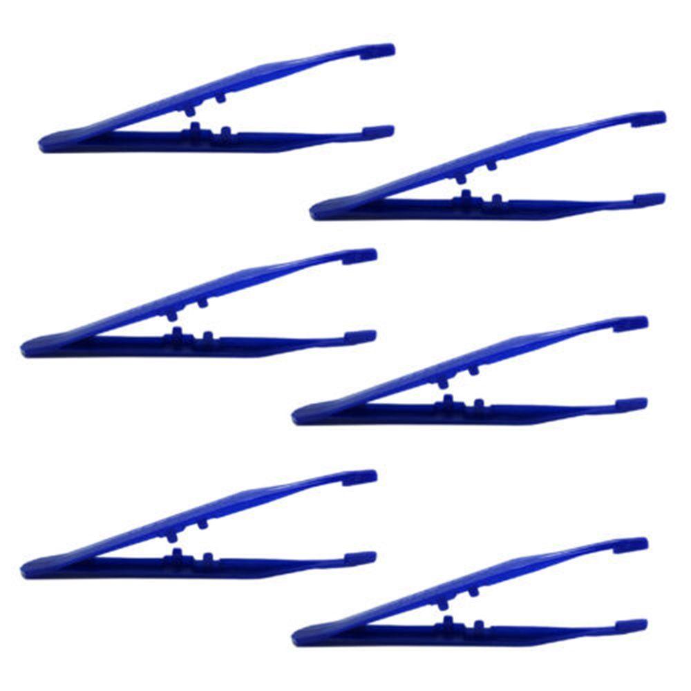 Jewelry Making Clip Applicator Forceps for Crafts Hand Tool Set Plastic Tweezer Kit Repair Tweezers
