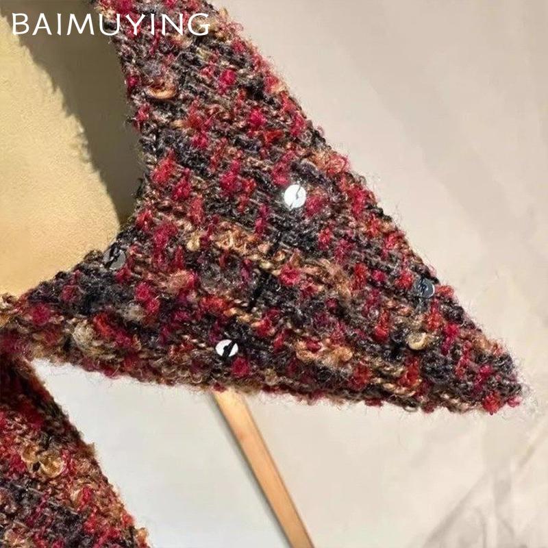 High Heels Women Shoes Suede Shallow Pointed Toe Elegant Sandals Winter 2025 Trend Fashion Pumps Dress Party Mujer Zapatillas