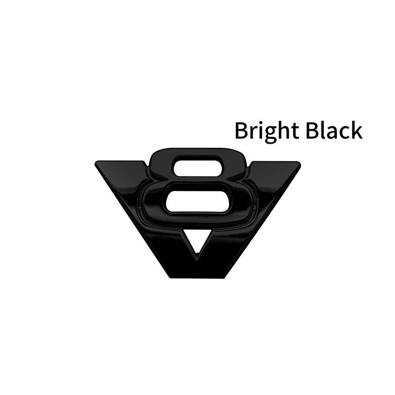 3D Car Styling Chrome Metal V6 V8 Logo Fender Body Side Naklejka Emblemat Odznaka Dla Uniwersalnych Akcesoriów Samochodowych Samochody