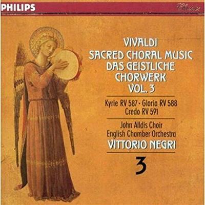 CD VIVALDI, NEGRI; ECHO - Sacred Choral Music Vol. 3 4206502 Philips Europe Classical Used