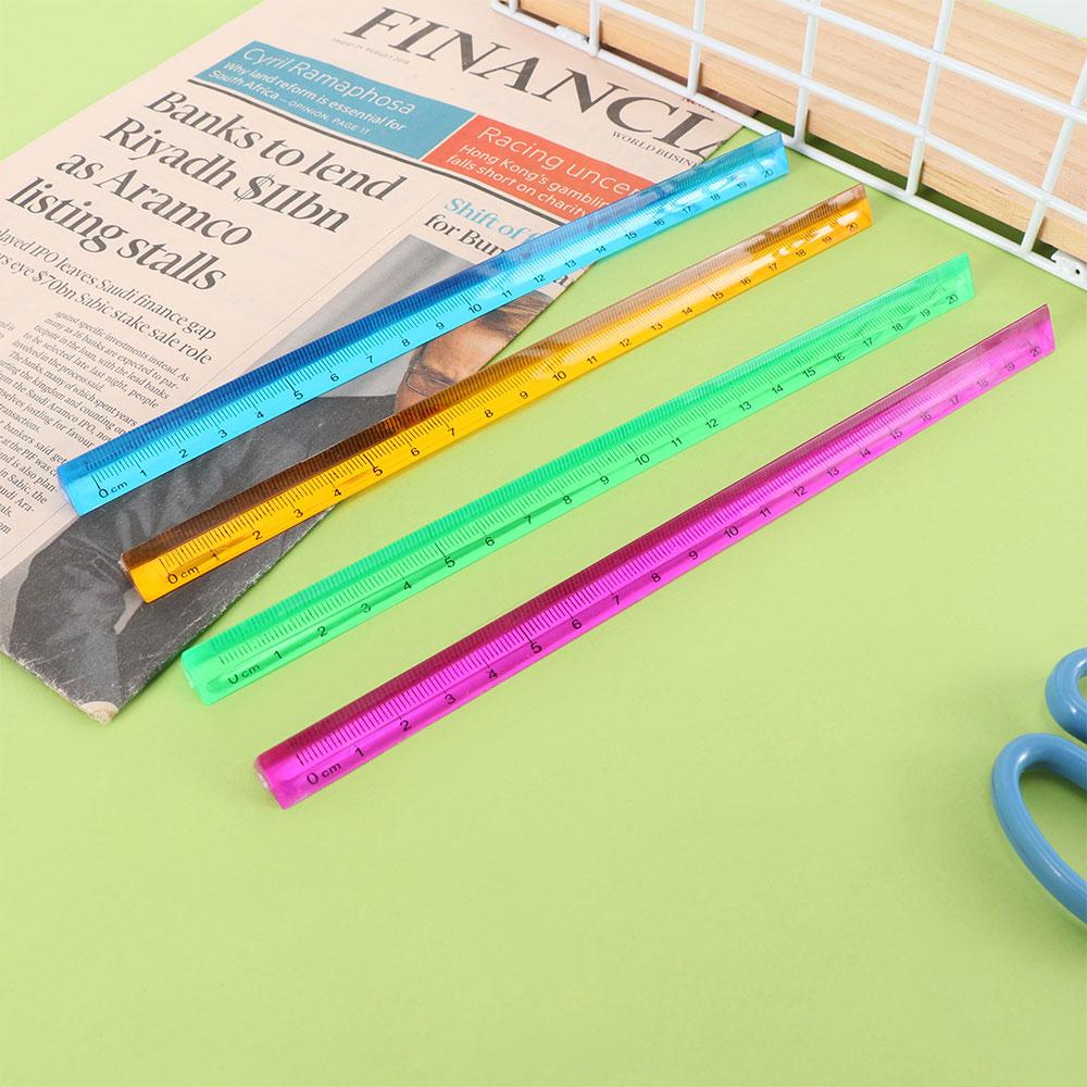 Scale for School Students 20cm Kids Gift Drafting Accessories Stationery Supplies Triangular Ruler